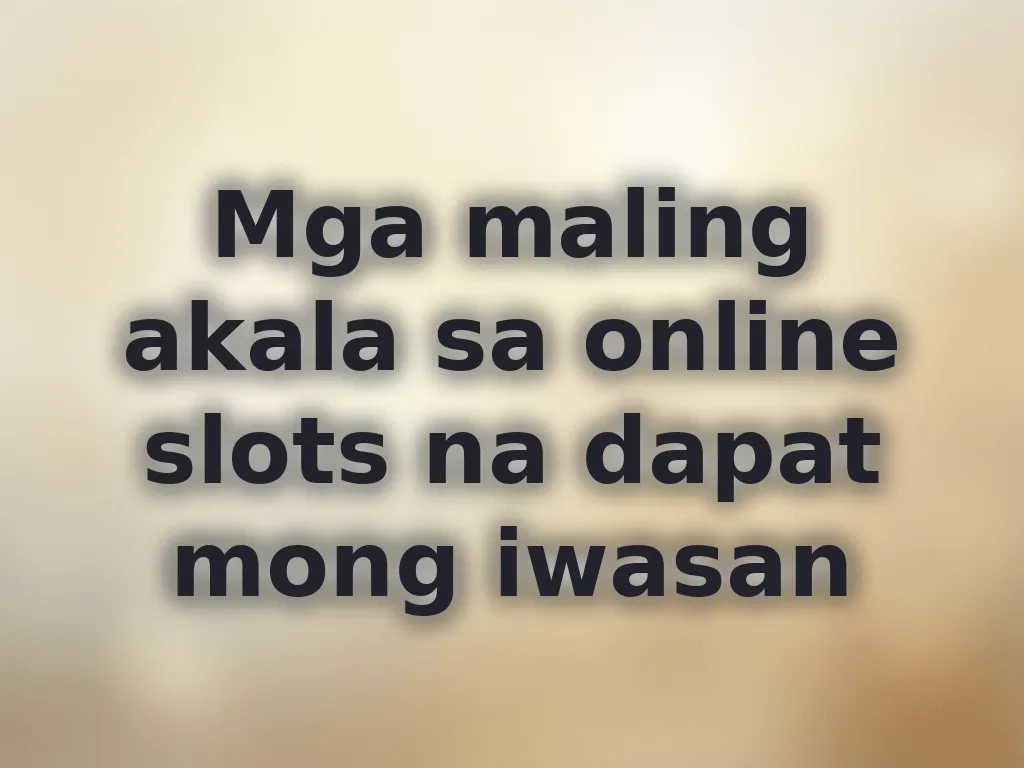 Online slots myths